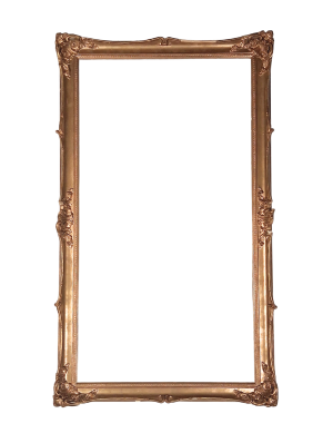 2110008 Gold Frame X1 (61 X 107cm) (Inner 51 X 97.5cm)