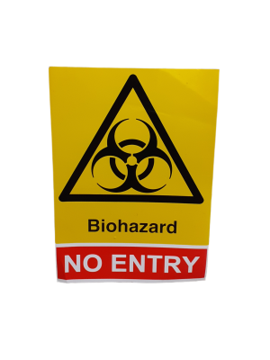 5500019 Biohazard No Entry Sign