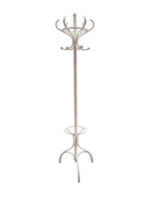0063064 White Wooden Coat Stand