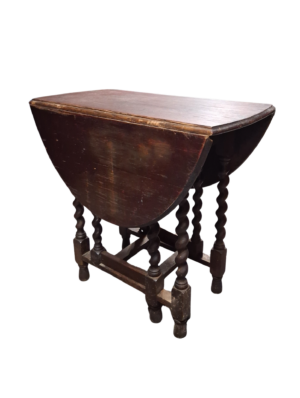 1180005 X1 Antique Oak Drop-Leaf Dining Table