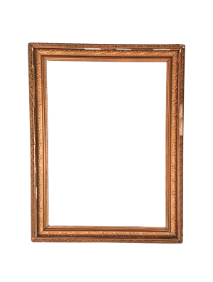 2110011 Damaged Gold Frame X1 (59 X 79cm) (Inner 47 X 67.5cm)