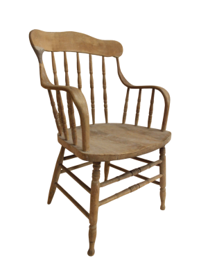 0085278 All Wood Dining Chair X1 (89cm H X 56cm W)