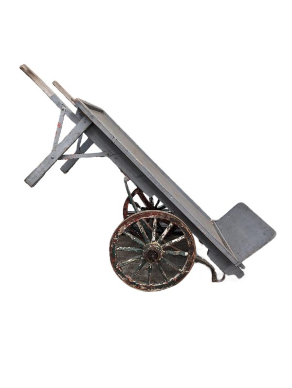 grey flat cart