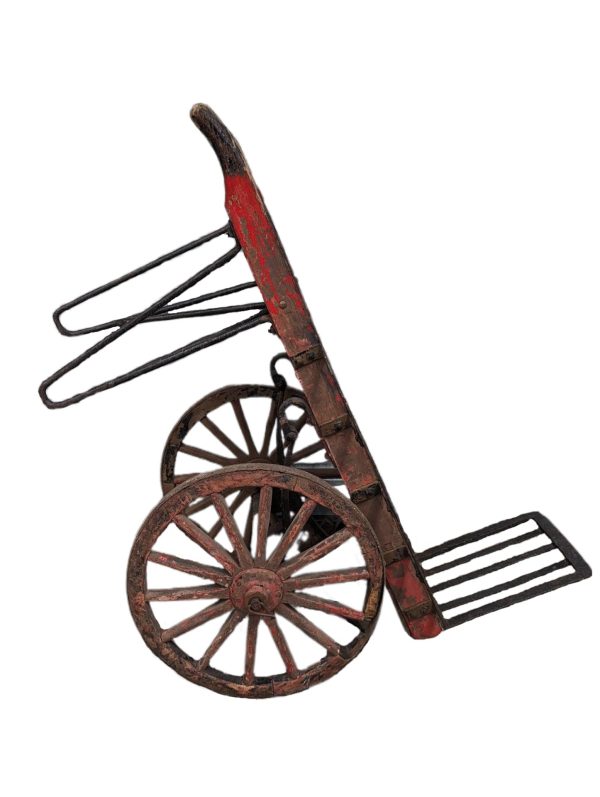 flat top red cart