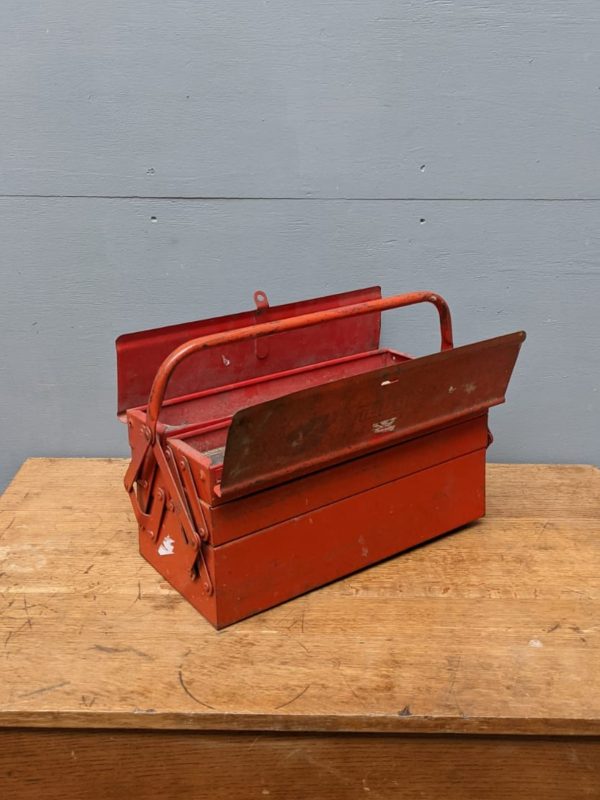 tool box red metal