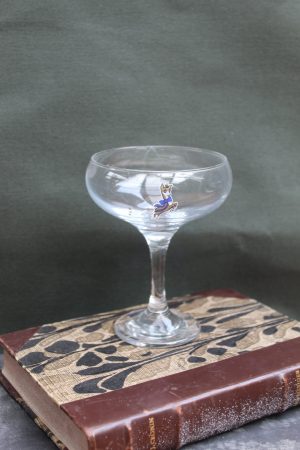 1001059 Large Champagne Coupe with Babycham Motif