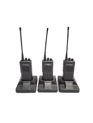 0090076 X3 Set of Black Walky-Talkies