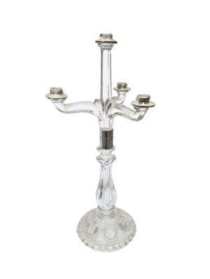 0026060 X1 Glass Candelabra (42cm H)