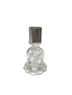 0026068 X1 Small Glass Candlestick (10cm H)