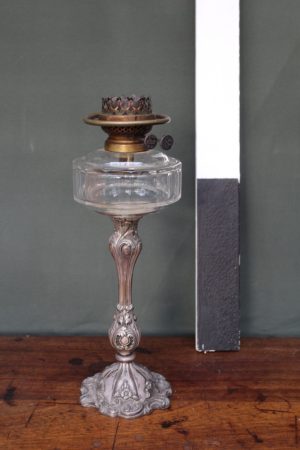 0027101 Steel & Glass Victorian Gas Lamp