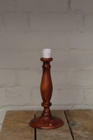 0027156 Rubber Wood-Look Lamp