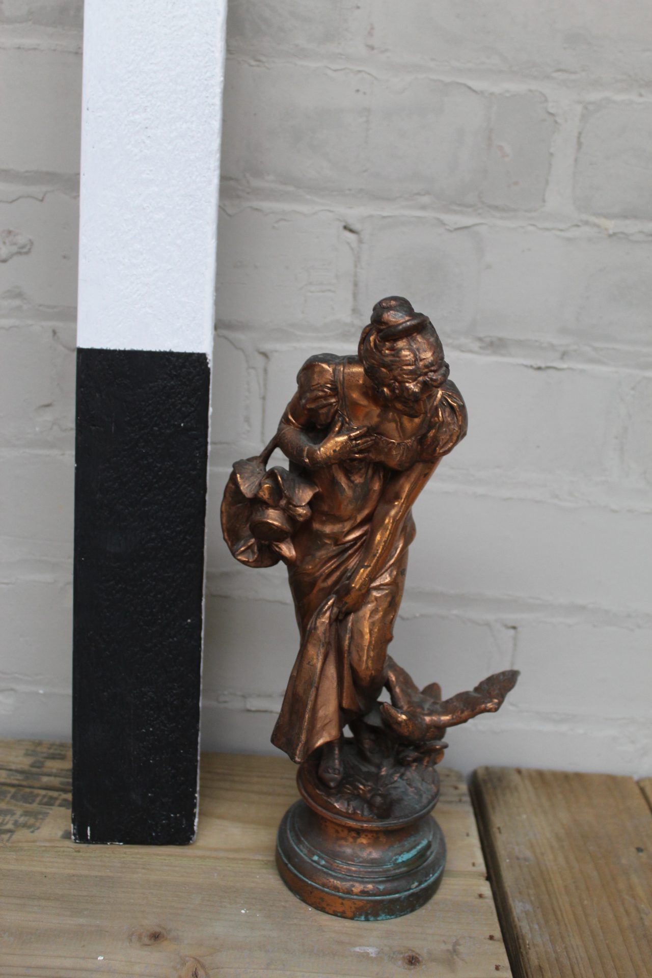 0900113 Copper Female Statue