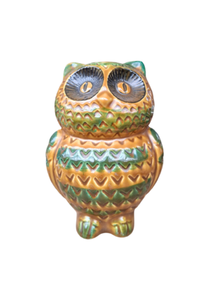 0900071 X1 Ceramic Owl Figurine (17cm H)