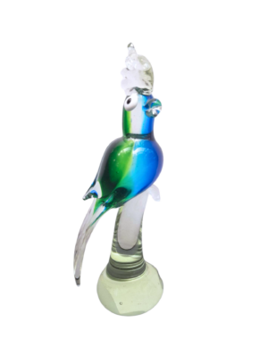 0900081 X1 Glass Parrot Figurine