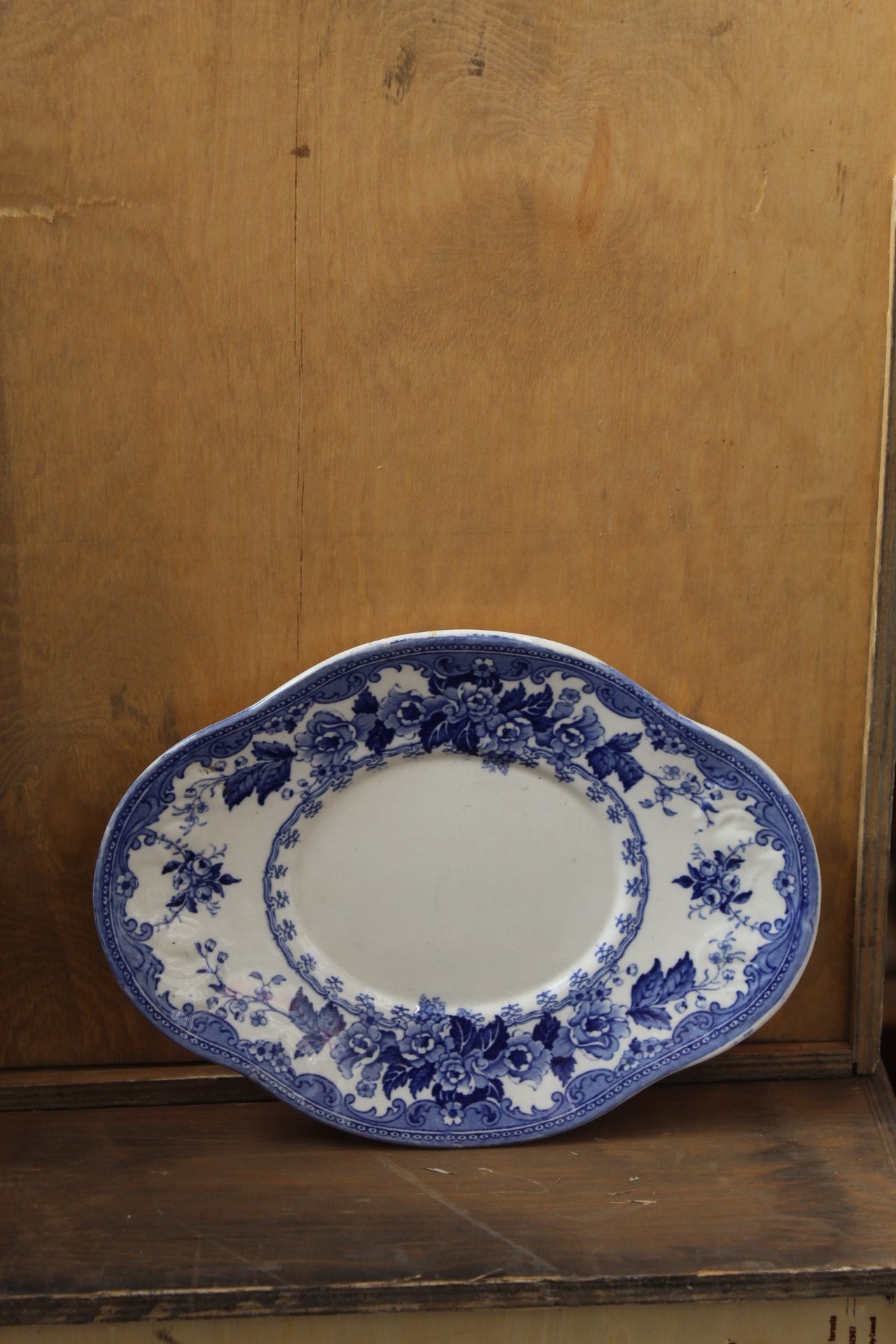 1210012 Blue China Plate