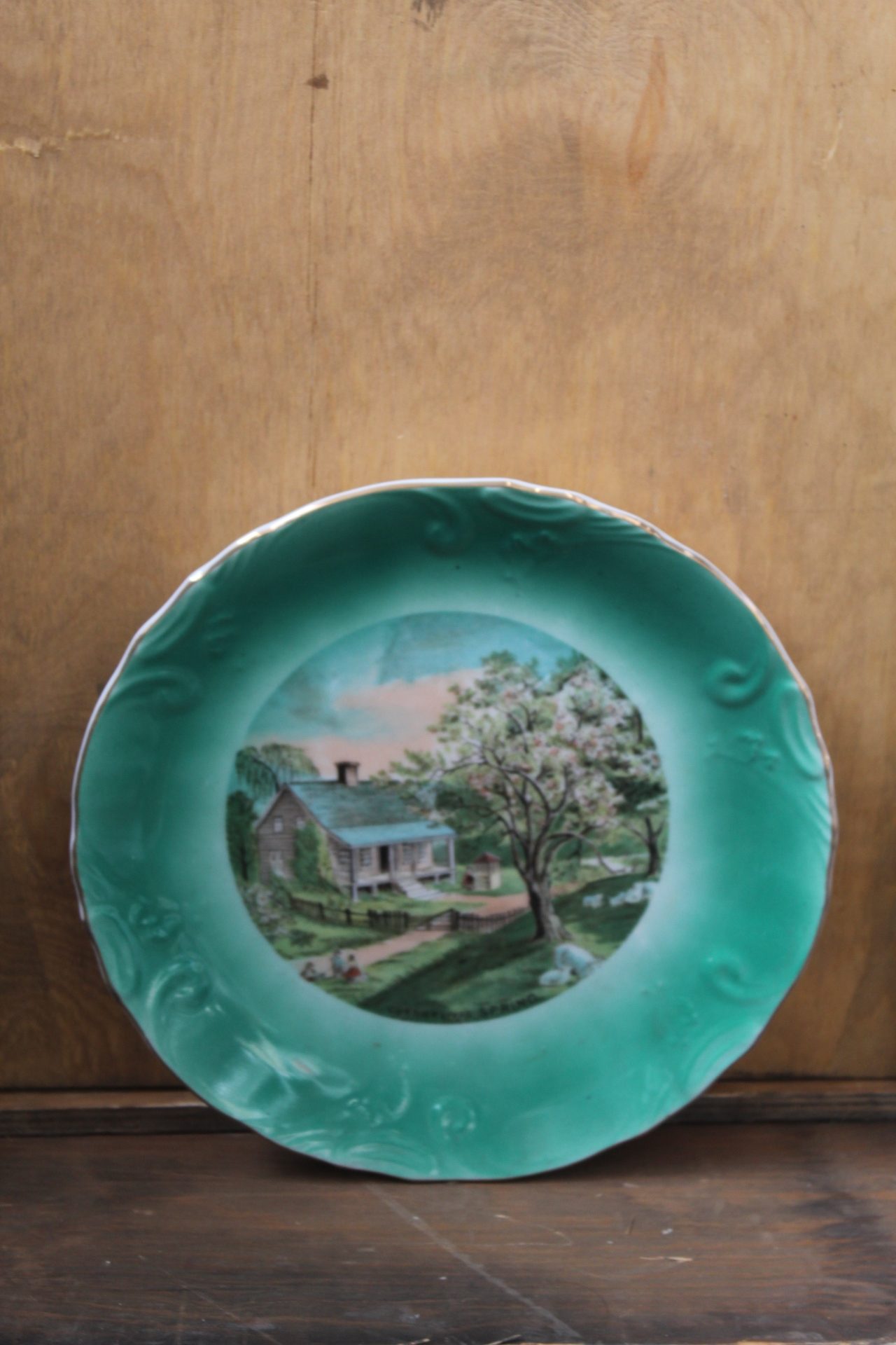 1210026 Aqua Green Plate