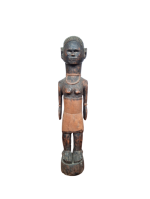 0900015 X1 African Hand-Carved Wooden Figurine (26cm H)