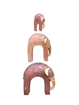 0900053 Set of Nesting Elephant Figurines (6/11/19cm H)