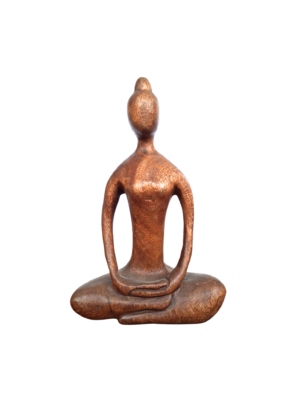 0900039 X1 Wooden Yoga Meditation Figurine