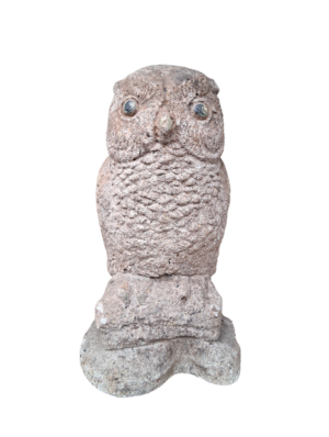 0900064 X1 Stone Owl Figurine (25cm H)