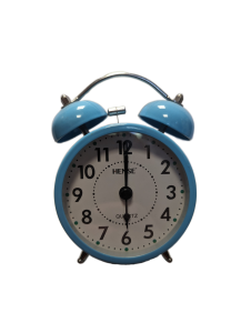 small blue clock