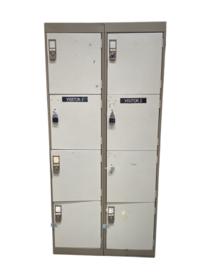 1700009 Eight Door Grey Metal Locker