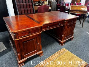grand wood desk