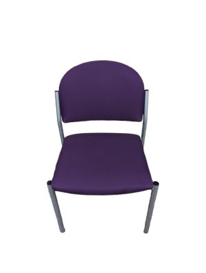 purple fabric office chair