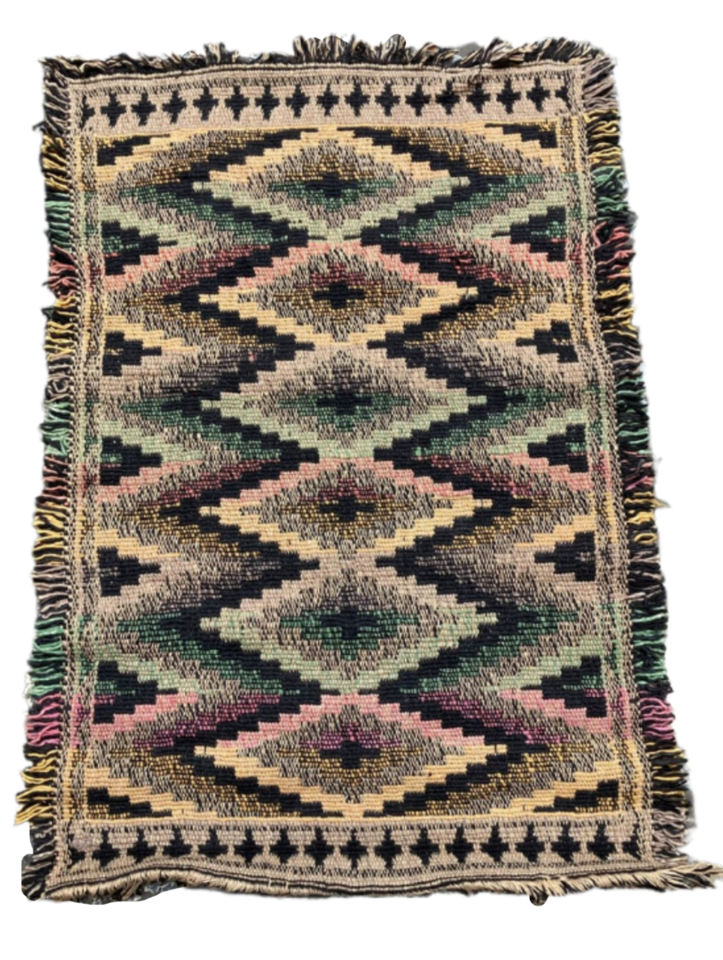 0930105 Vintage Multicolour Persian Woven Rug No. 117