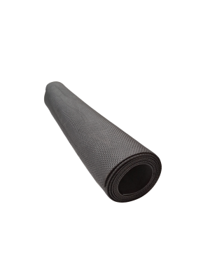 7900182 SPORTS: Plain Black Yoga Mat