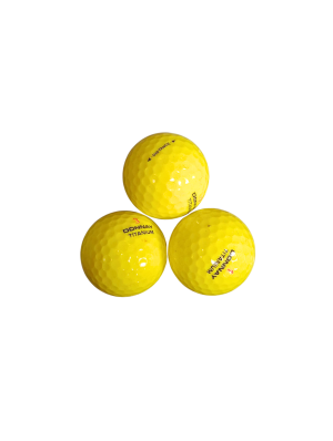 7900136 SPORTS: Yellow Golf Balls