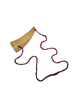 1500082 MUSIC: Small Cow Horn On String