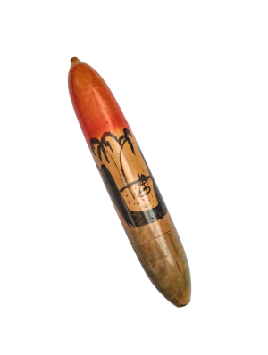 1500076 MUSIC: Hand Painted Bamboo Rain Stick
