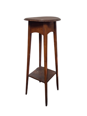 0074054 Wooden Pedestal Table X1 (93cm H x 35cm D)