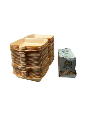 0940174 Fish & Chips Takeaway box and forks