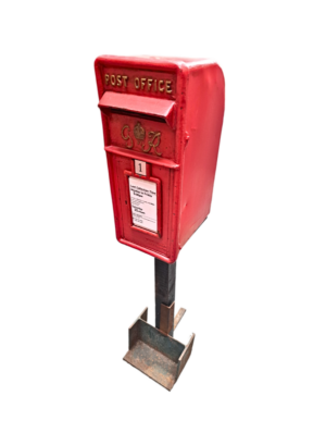 0220029 X1 Red Royal Mail Post Box on Stand