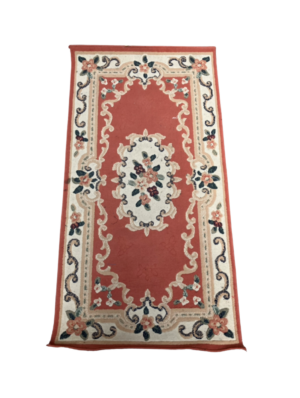 0930134 Traditional Vintage Floral Medallion Rug No.16
