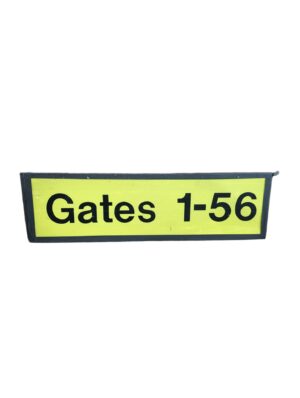 gate sign