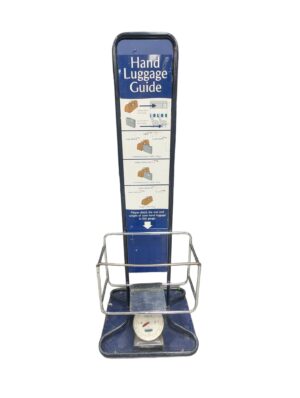 retro luggage scale