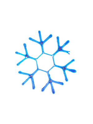 1710076 Outdoor Christmas lights - Snowflake